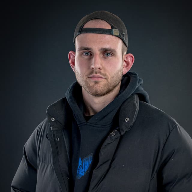 Unique artist profile image