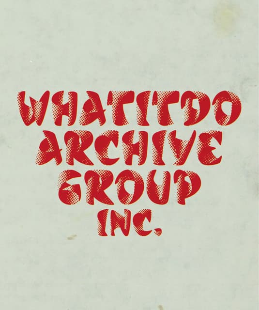 Whatitdo Archive Group artist profile image