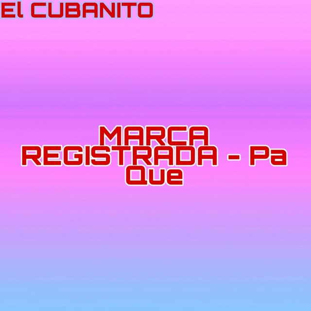 Marca Registrada's artist profile image