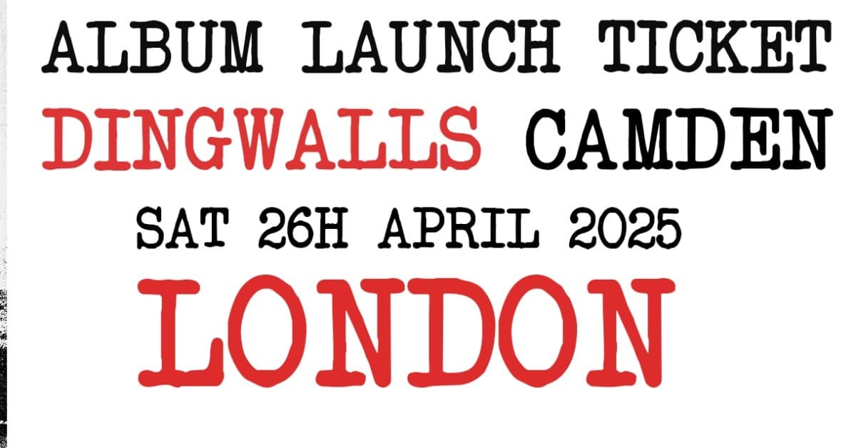 Buster Shuffle live in LONDON @ Dingwalls - 'TOGETHER' Album Launch Show/ Special Guests Sondaschule (DE) event image