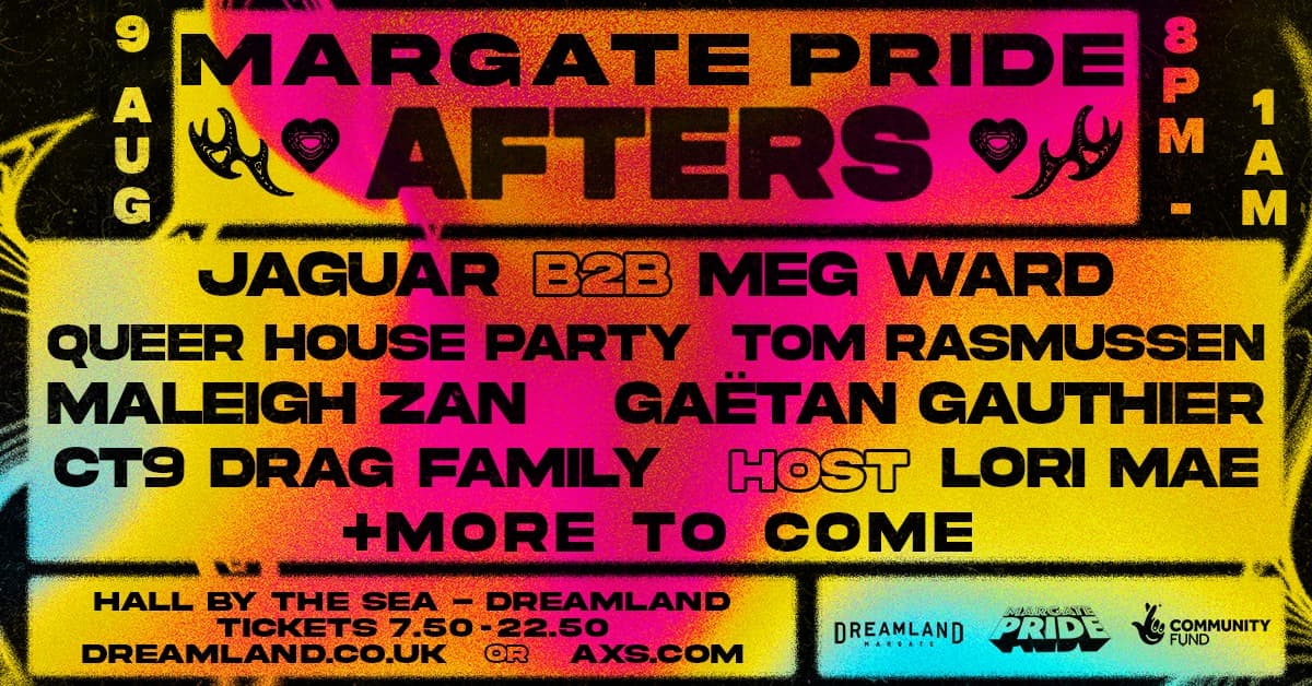 Margate Pride Afters event image