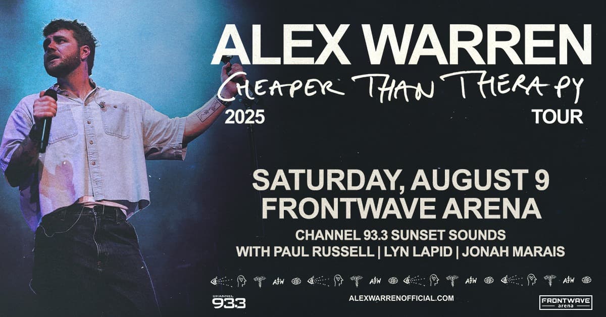 Channel 93.3 presents Sunset Sounds feat. Alex Warren event image