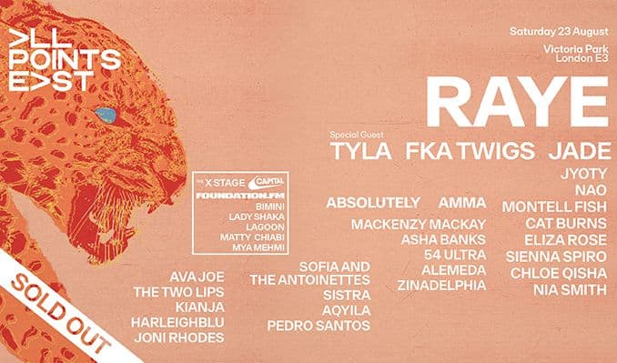 RAYE event image