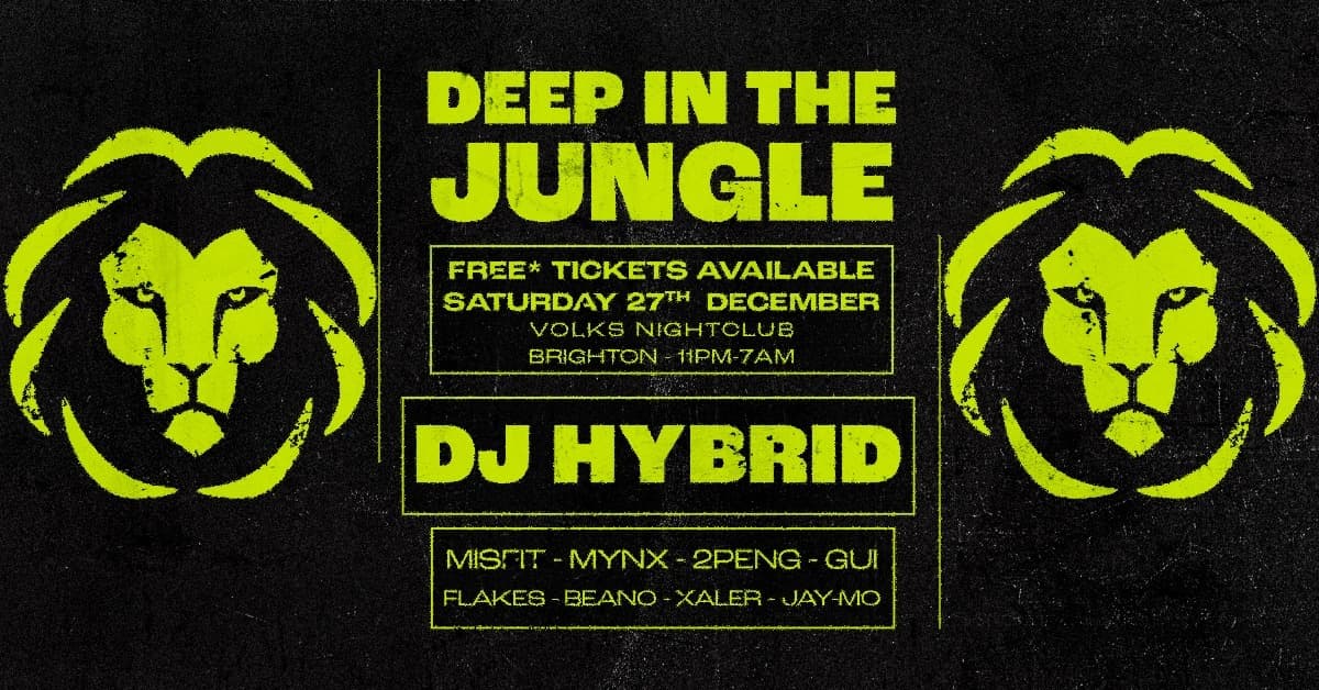 Deep in the Jungle - DJ Hybrid event image