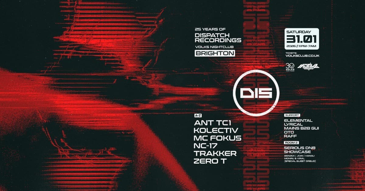 Dispatch 25 - Zero T, Ant TC1, NC-17, Trakker, Fokus event image