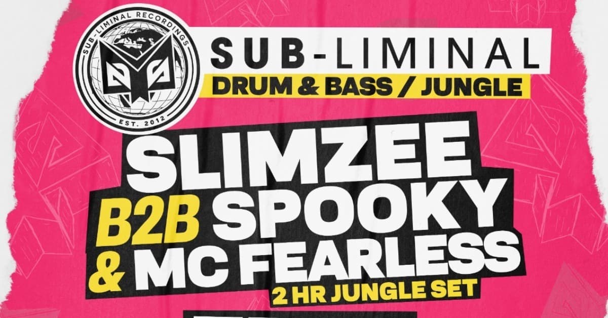 Sub-liminal - SLIMZEE B2B SPOOKY WITH MC FEARLESS event image