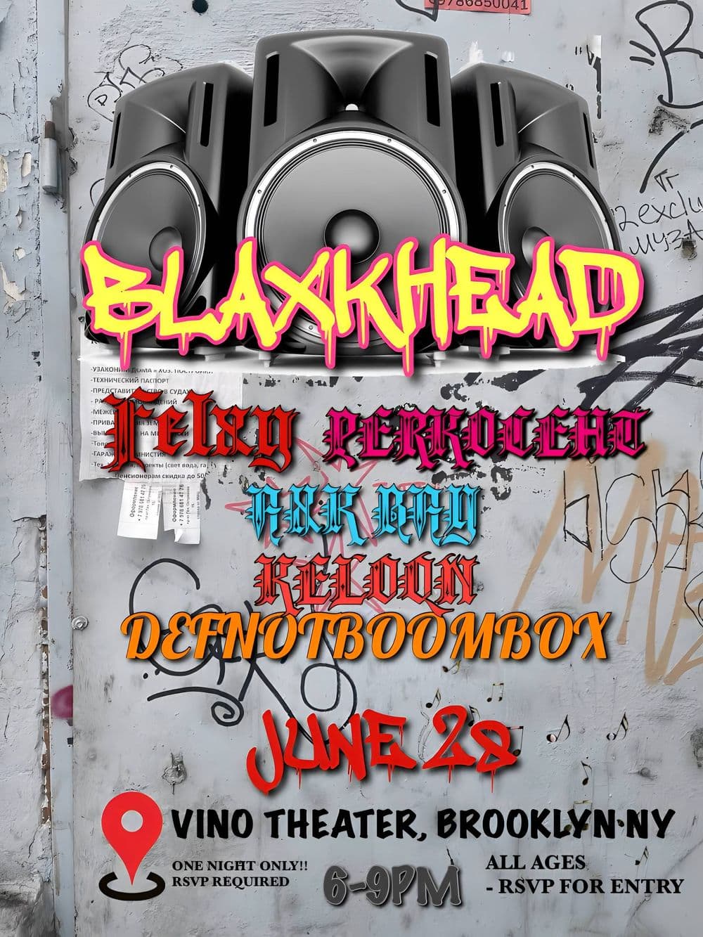 BLAXKHEAD LIVE IN NYC WITH SPECIAL GUESTS event image
