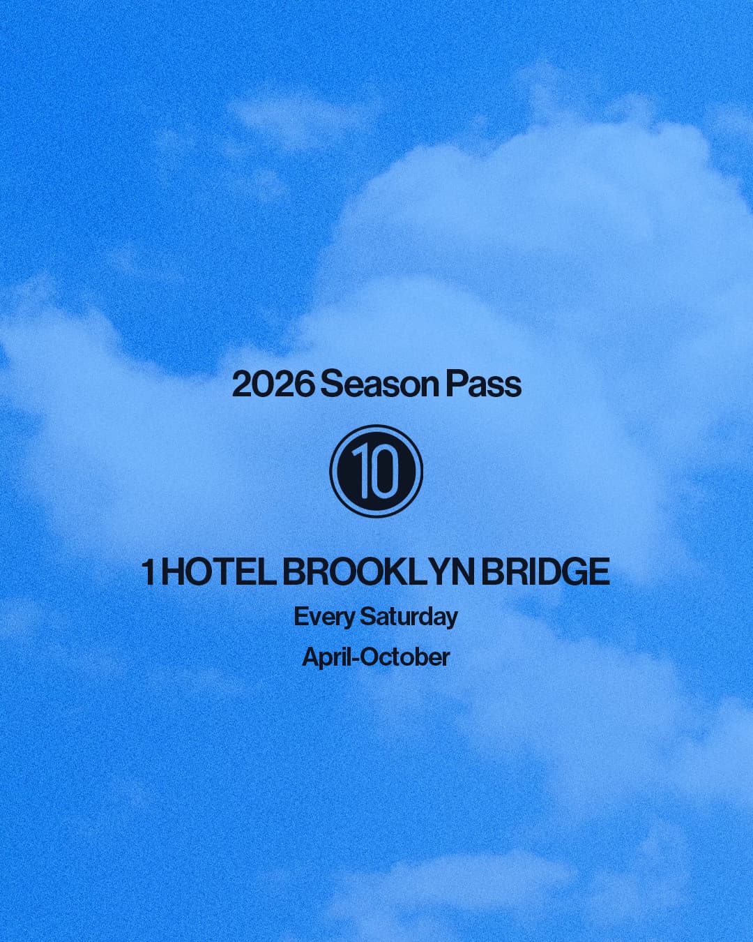ABOVE(TEN) 1 Hotel Rooftop:
2026 Season Pass event image
