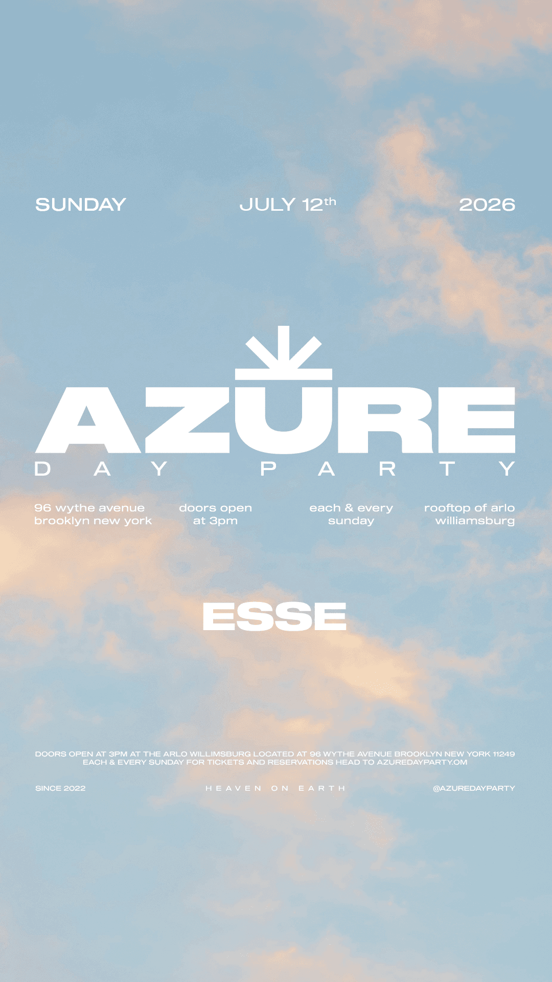 Azure Day Party July 12th event image