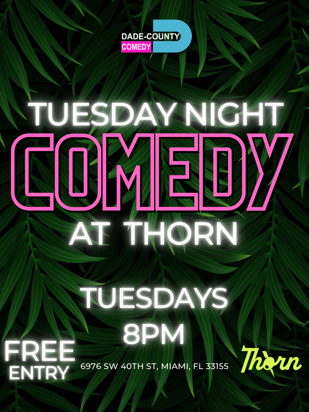 Tuesday Night Comedy at Thorn event image