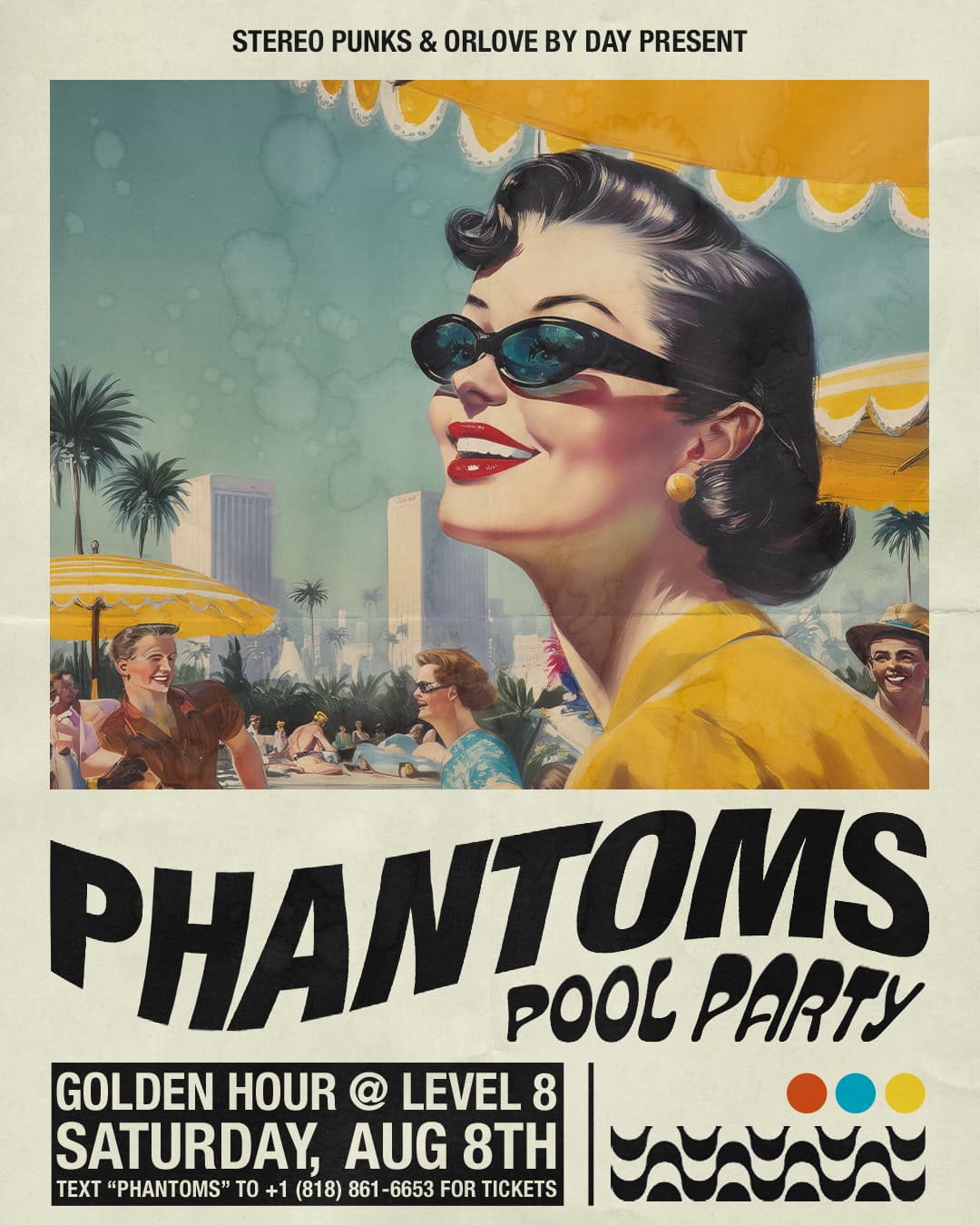 Stereo Punks & Orlove By Day Present Phantoms [Pool Party] event image