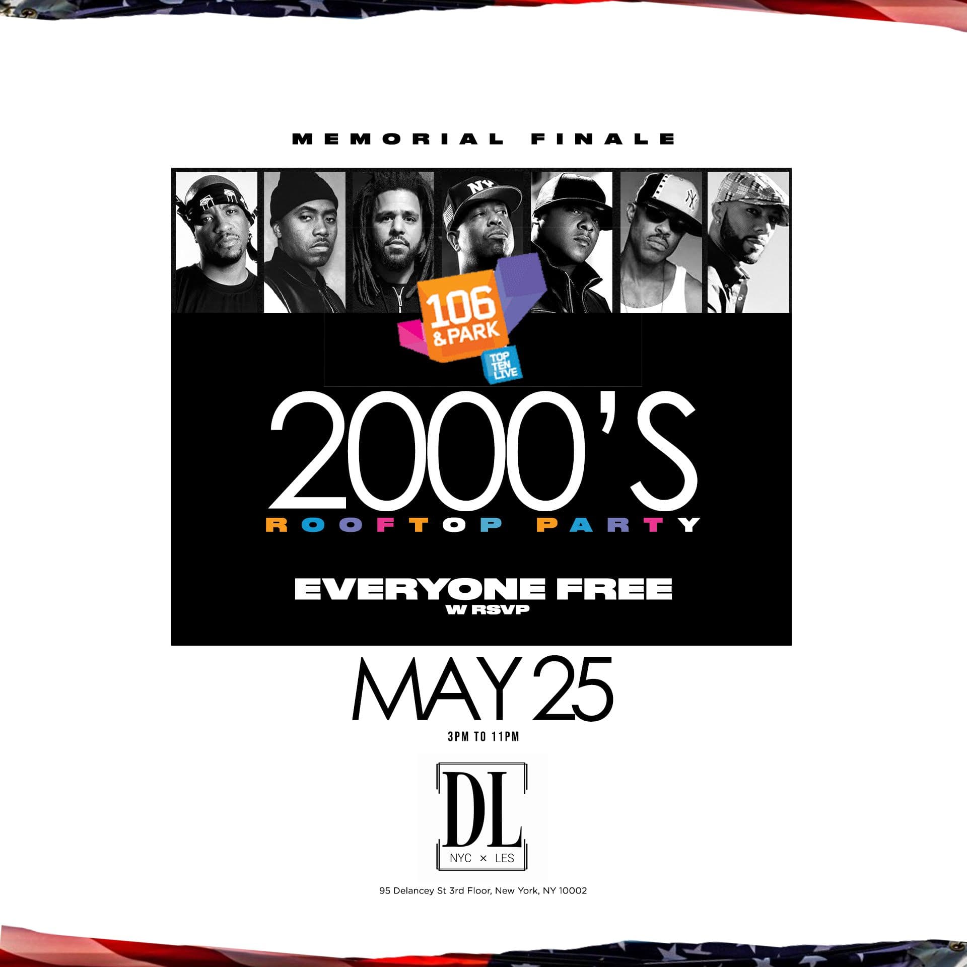 Back to the 2000’s Rooftop Day Party — Everyone Free w/ RSVP event image