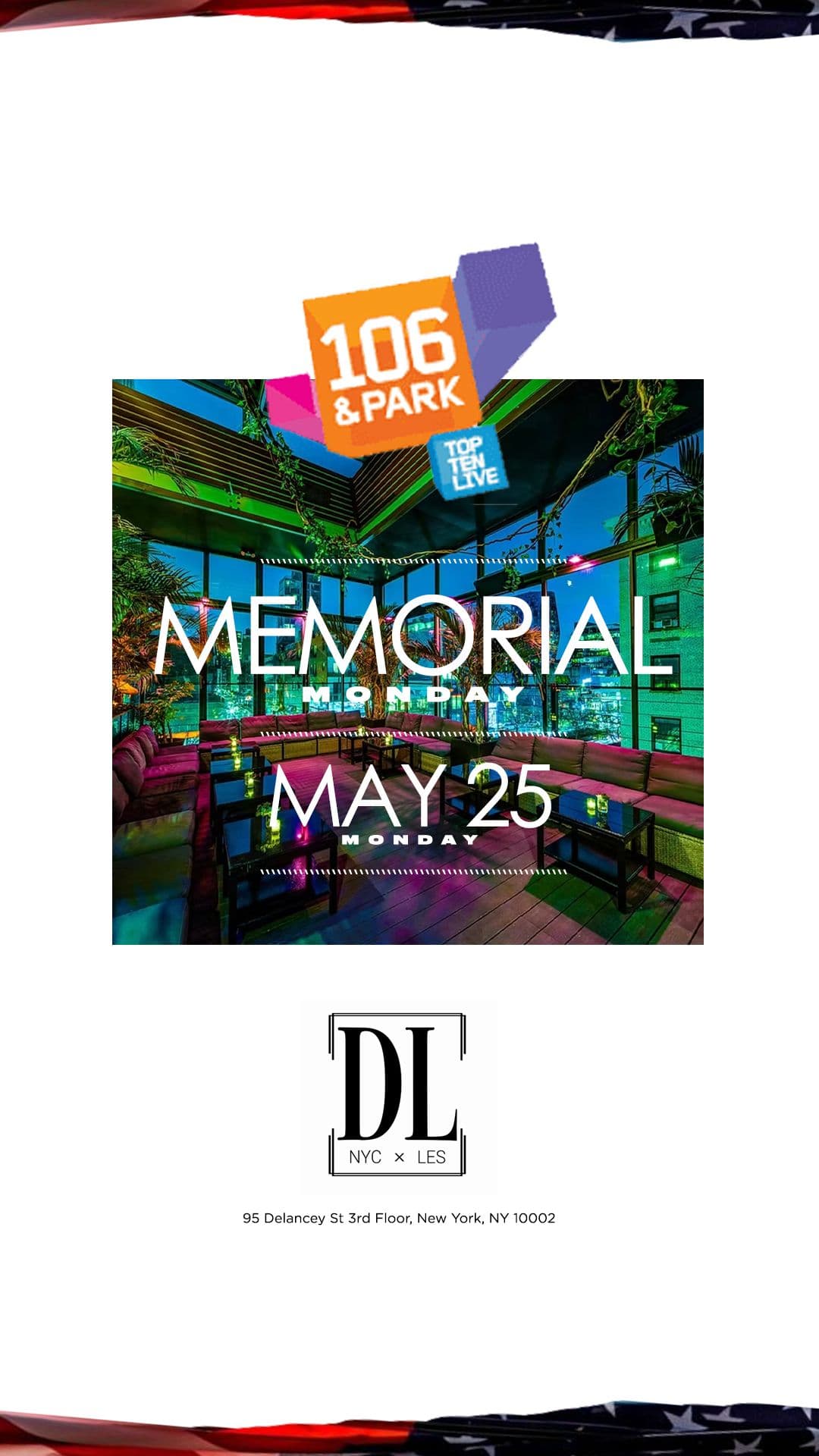MEMORIAL MONDAY: NYC’S BIGGEST ROOFTOP PARTY event image