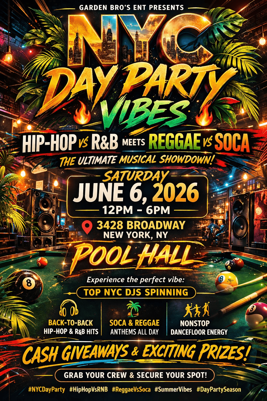 HIP-HOP & RNB MEETS REGGAE & SOCA event image