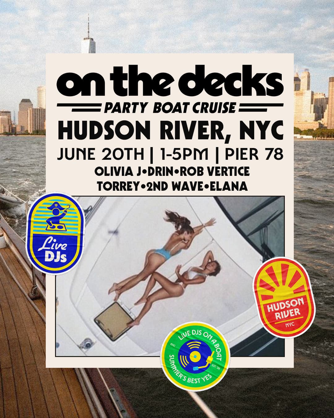 House Music Boat Party event image