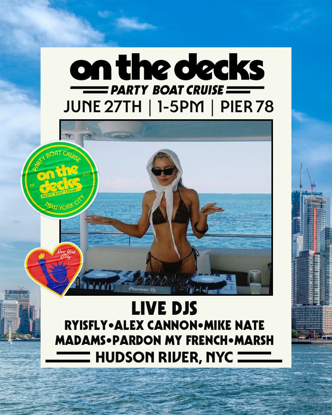 House Music Boat Party event image