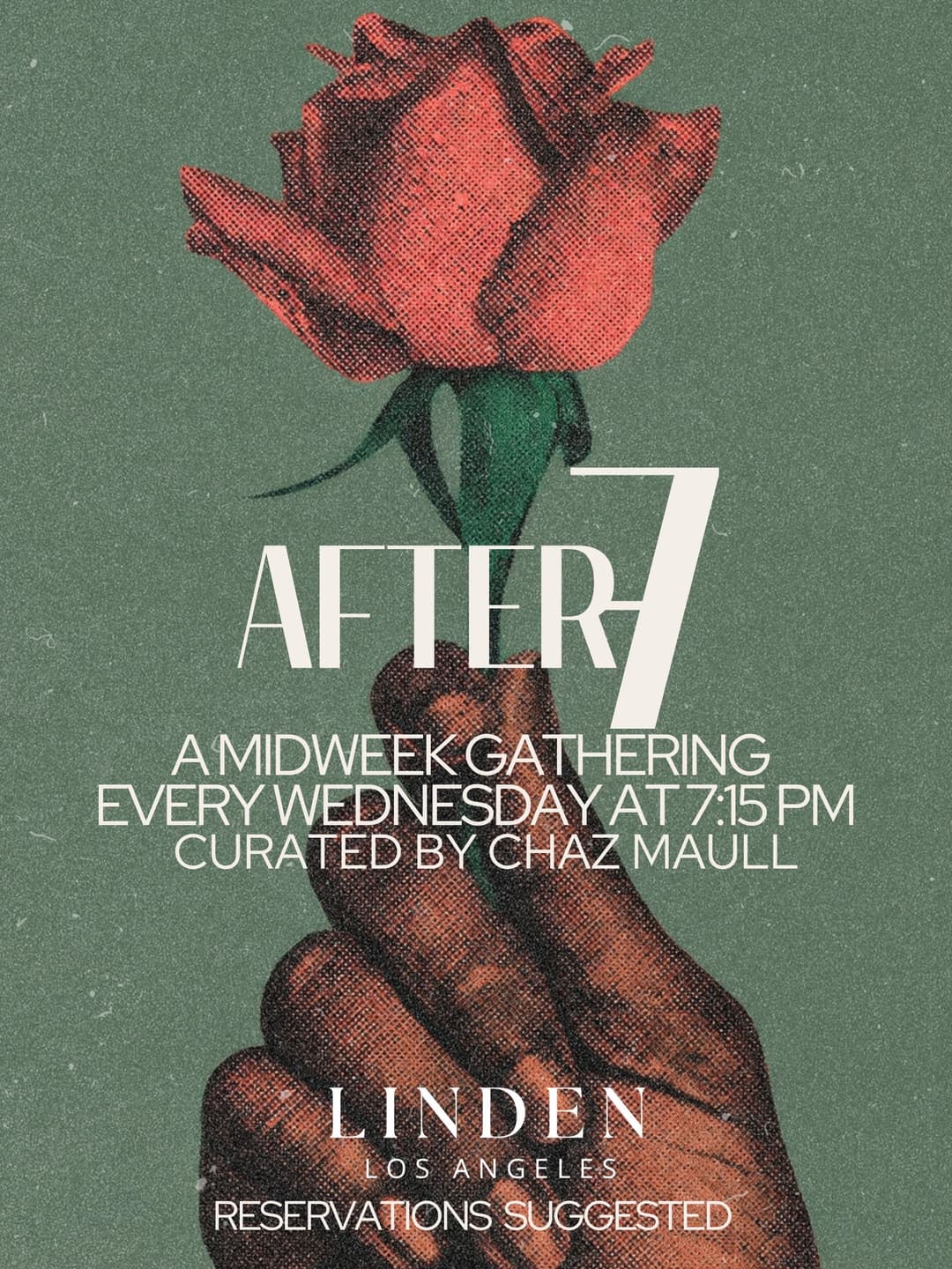 After 7 a mid week gathering event image