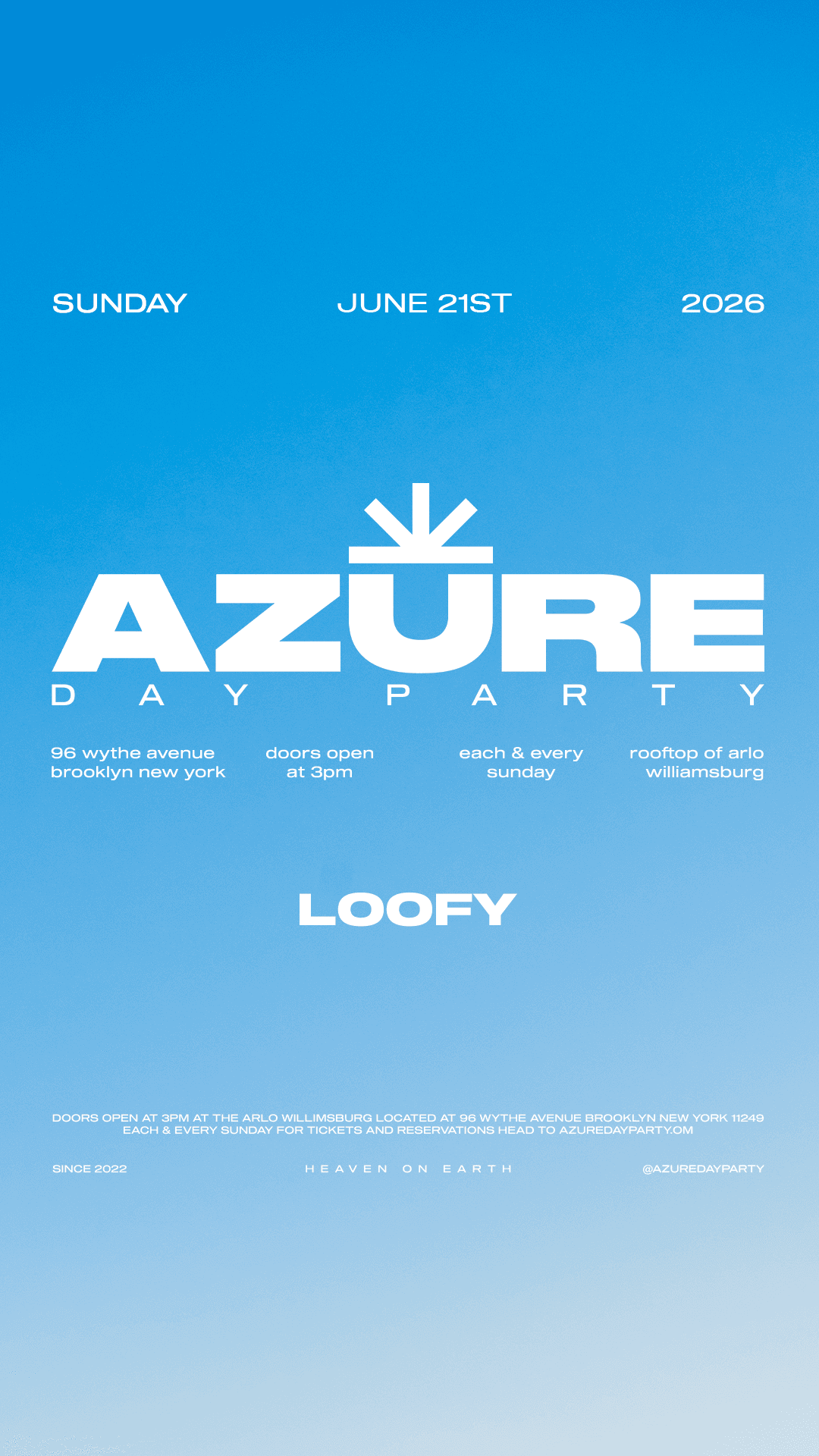 Azure Day Party June 21st event image