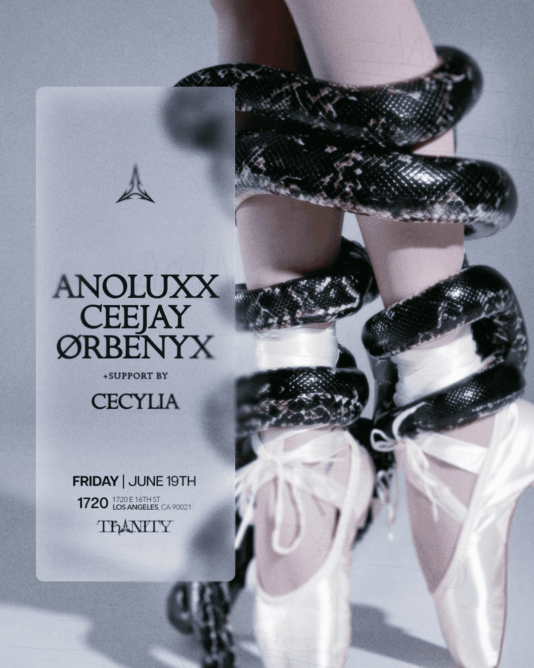 TRINITY presents ANOLUXX, CEEJAY, & ØRBENYX event image