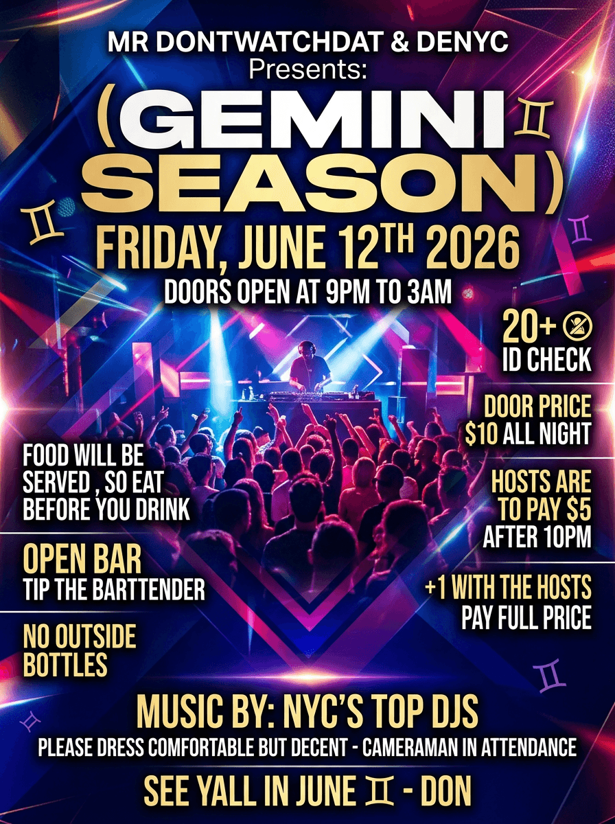 ( GEMINI SEASON ) ♊️♊️ event image