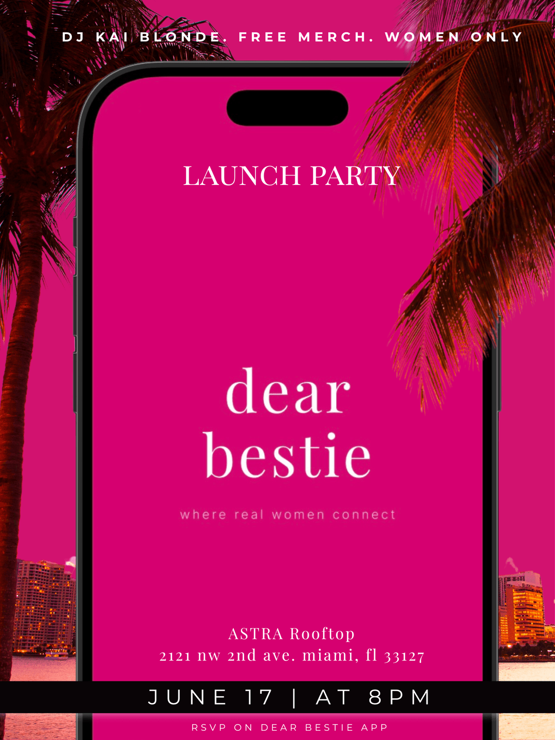 Dear Bestie App Launch Party event image