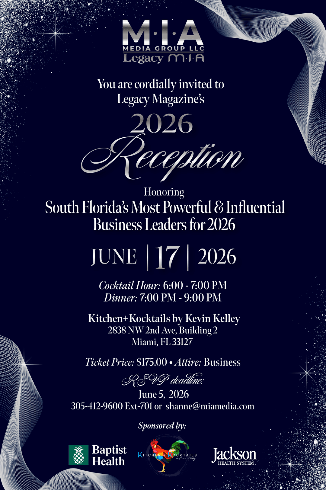 Legacy Magazine's Most Powerful & Influential Business Leaders for 2026 Reception event image