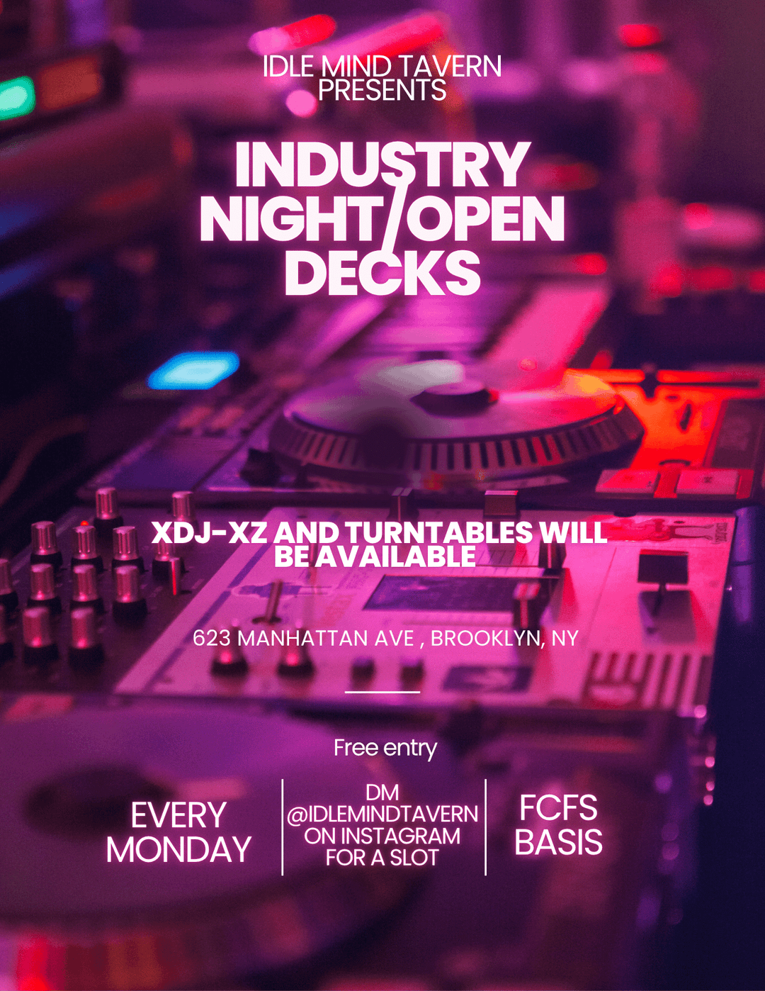 OPEN DECKS/INDUSTRY NIGHT event image