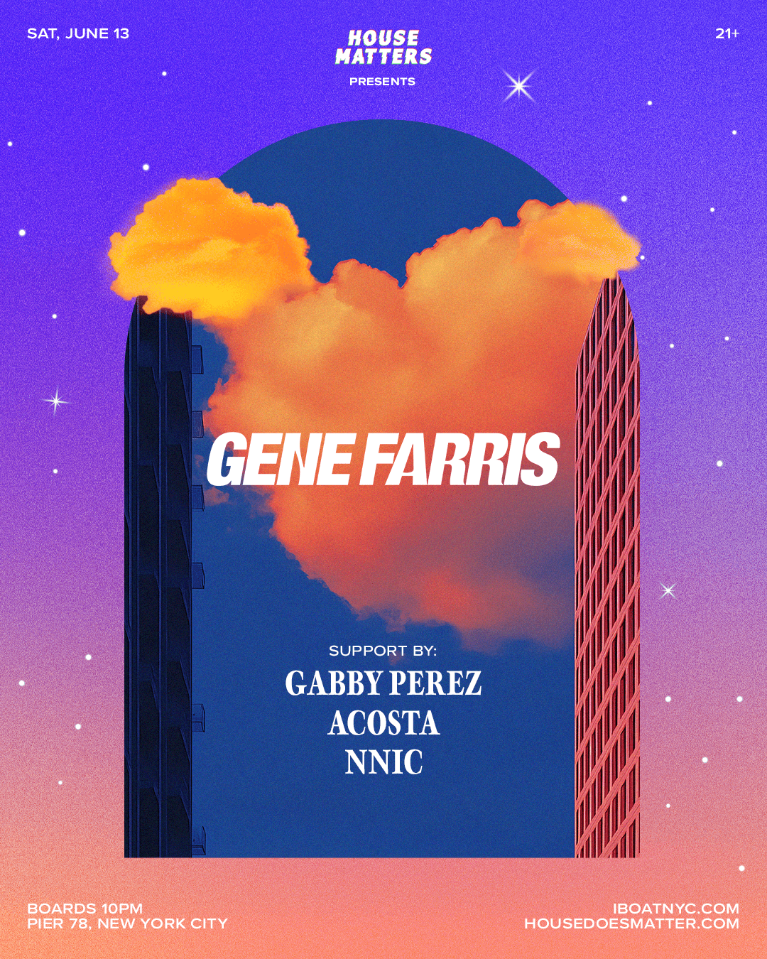 Lost at Sea: GENE FARRIS Lost at Sea Boat Party event image