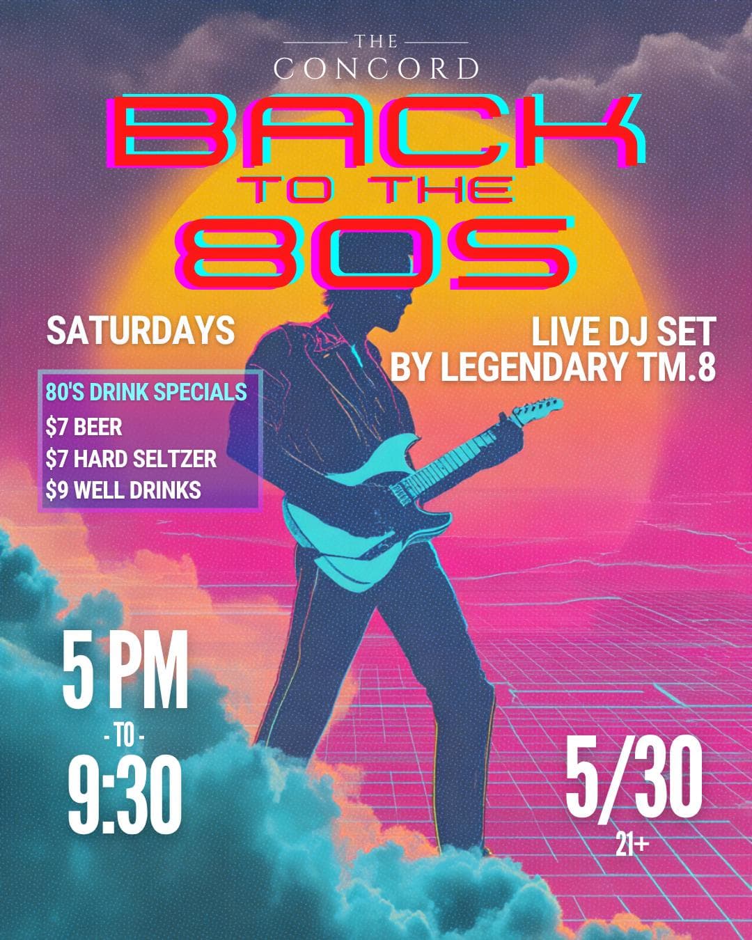 Back to The 80s Saturdays event image