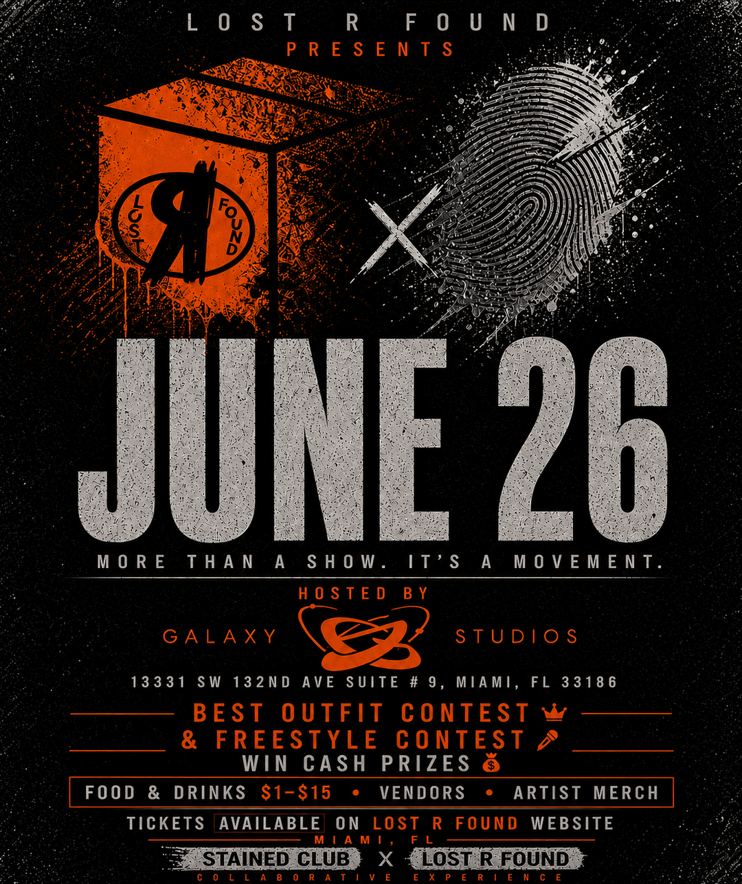 Lost R Found x Stained Club: Live Show event image