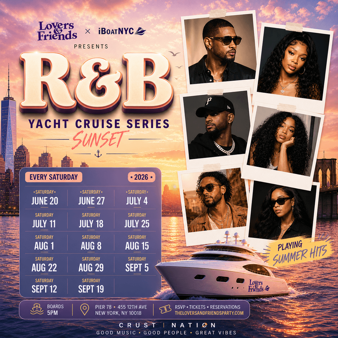 R&B on the River - Sunset Boat Party Yacht Cruise event image