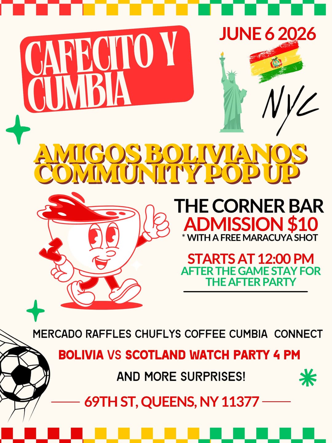 CAFECITO Y CUMBIA 
AMIGOS BOLIVIANOS- NYC EDITION event image