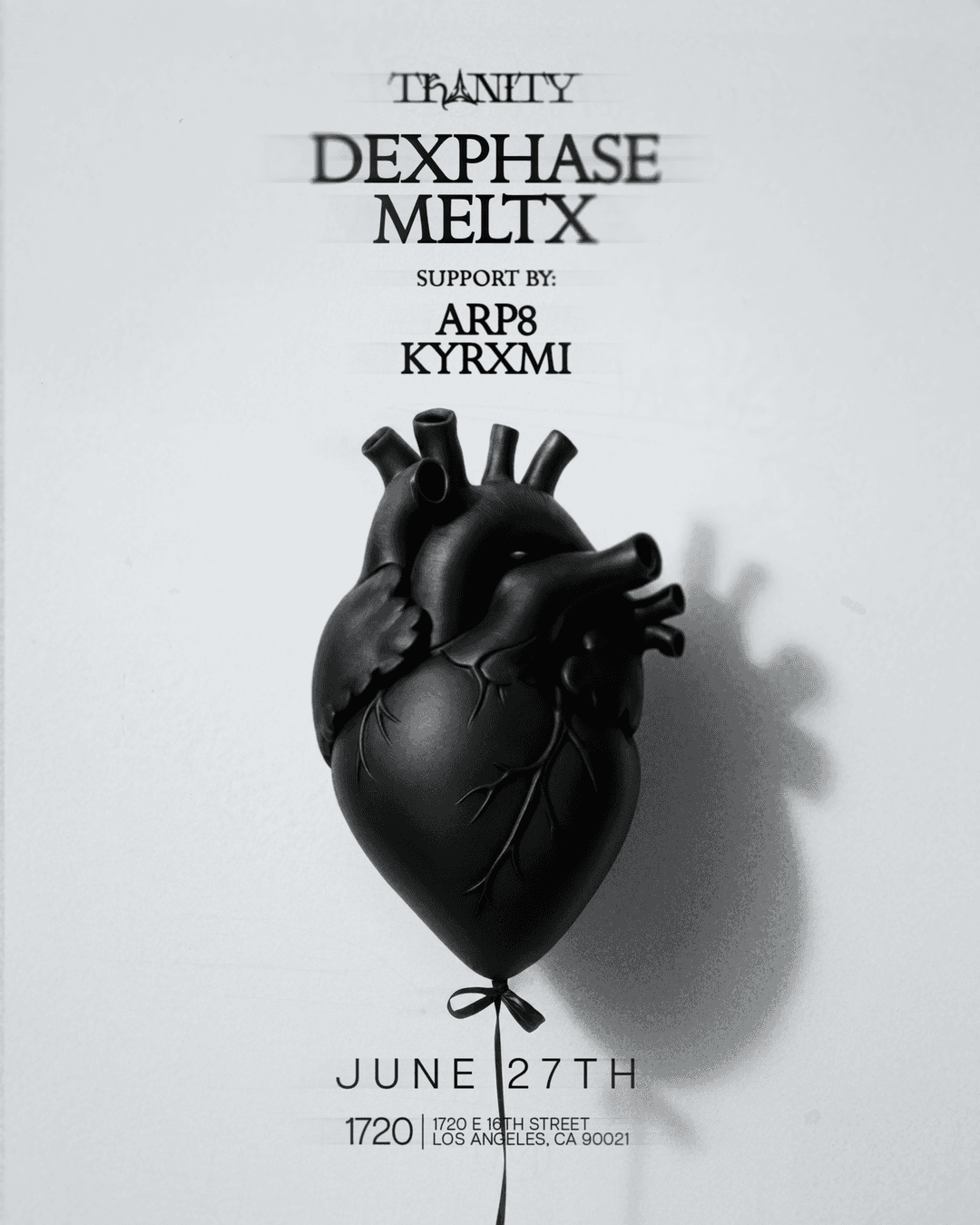 TRINITY presents Dexphase + MELTX (US Debut) event image