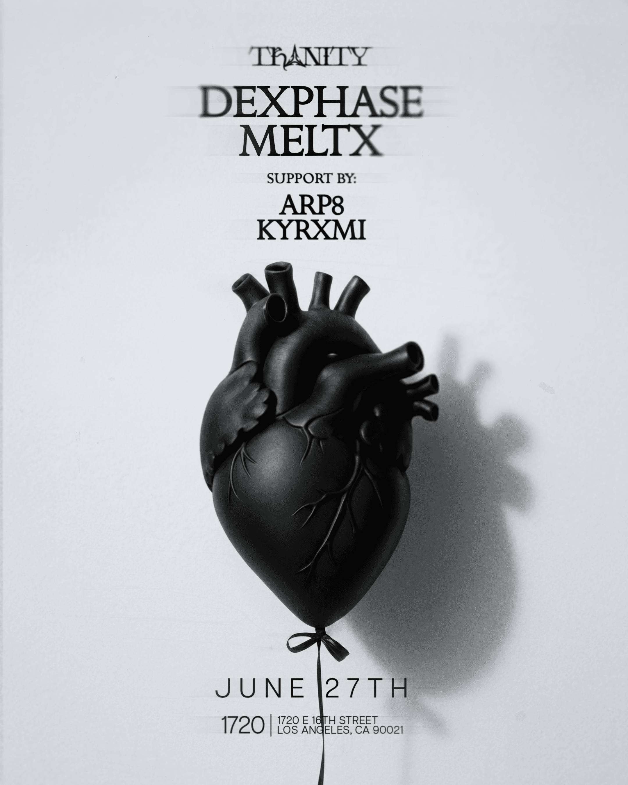 TRINITY presents Dexphase + MELTX (US Debut) event image