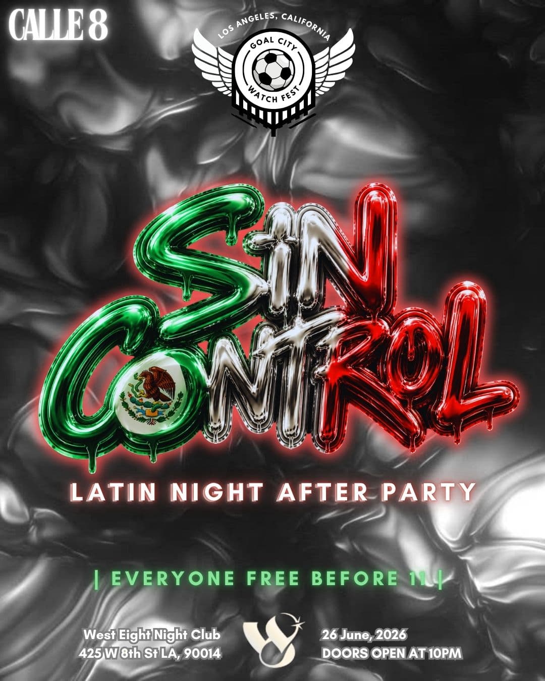 Sin Control: World Cup After Party event image