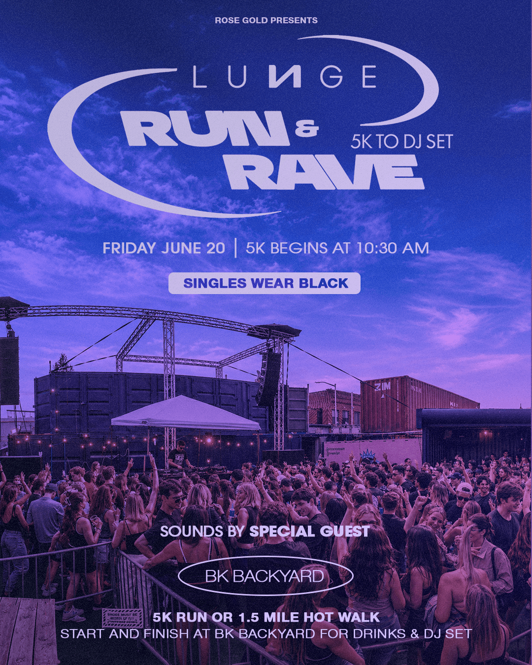Run & Rave by Lunge - 6.20 event image