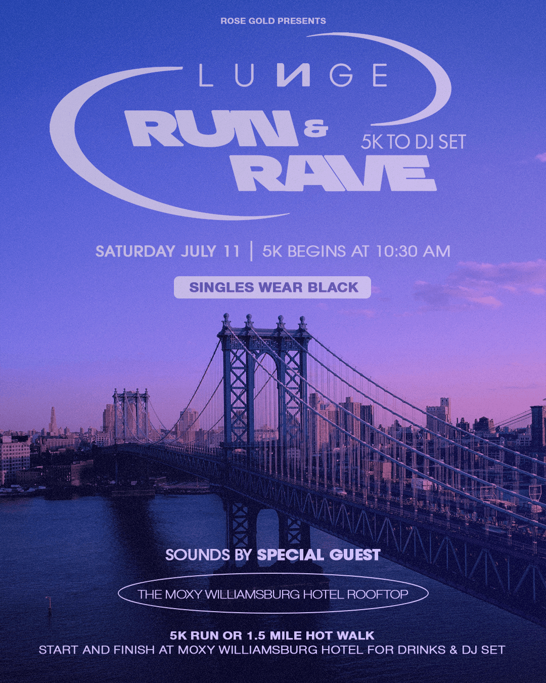 Run & Rave by Lunge - 7.11 event image