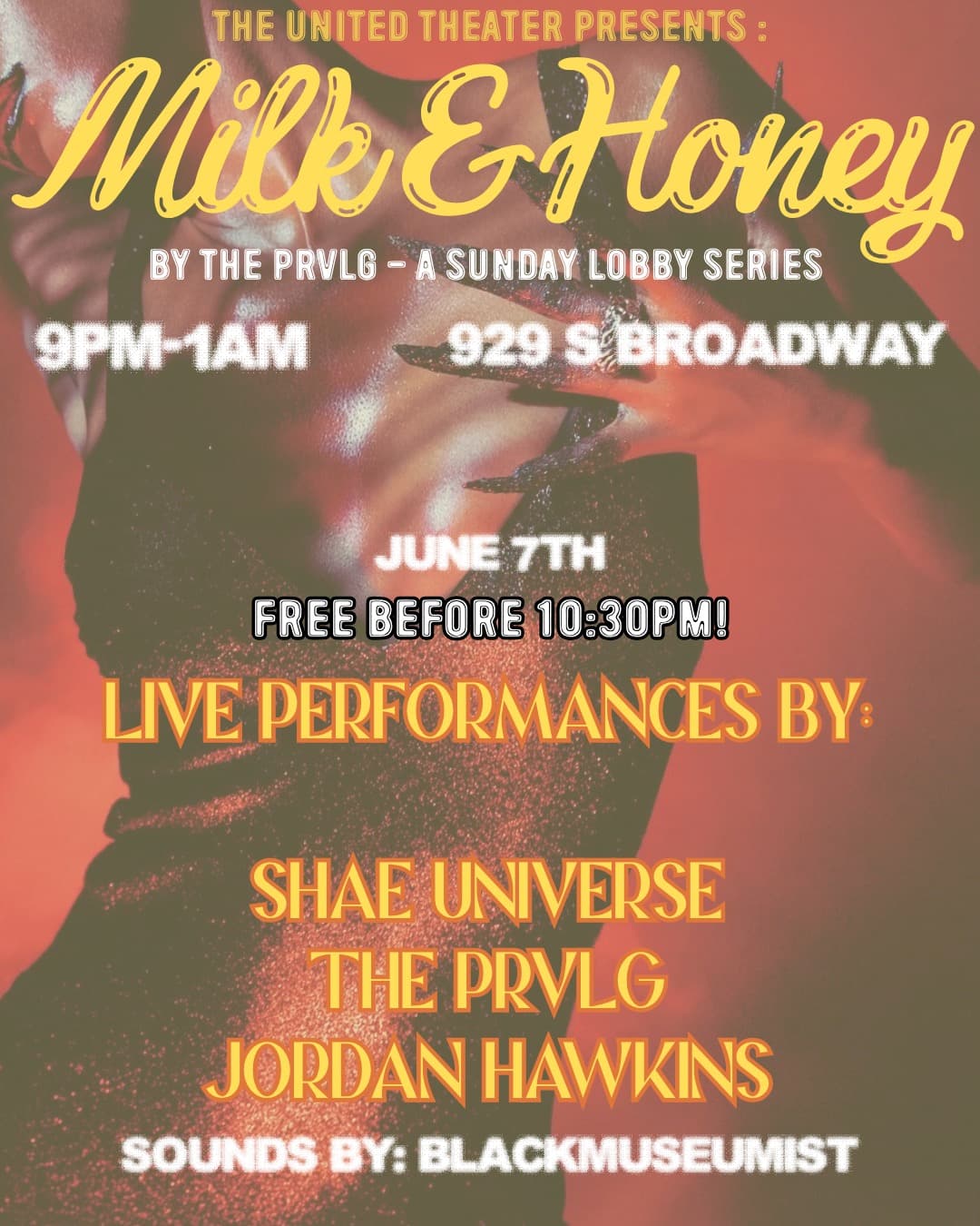 Milk & Honey event image