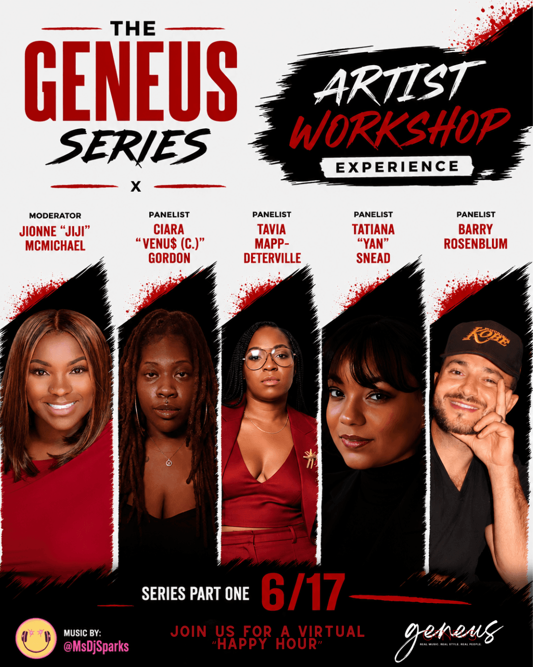 The GENEUS Series: Virtual Panel + Artist Workshop Experience event image