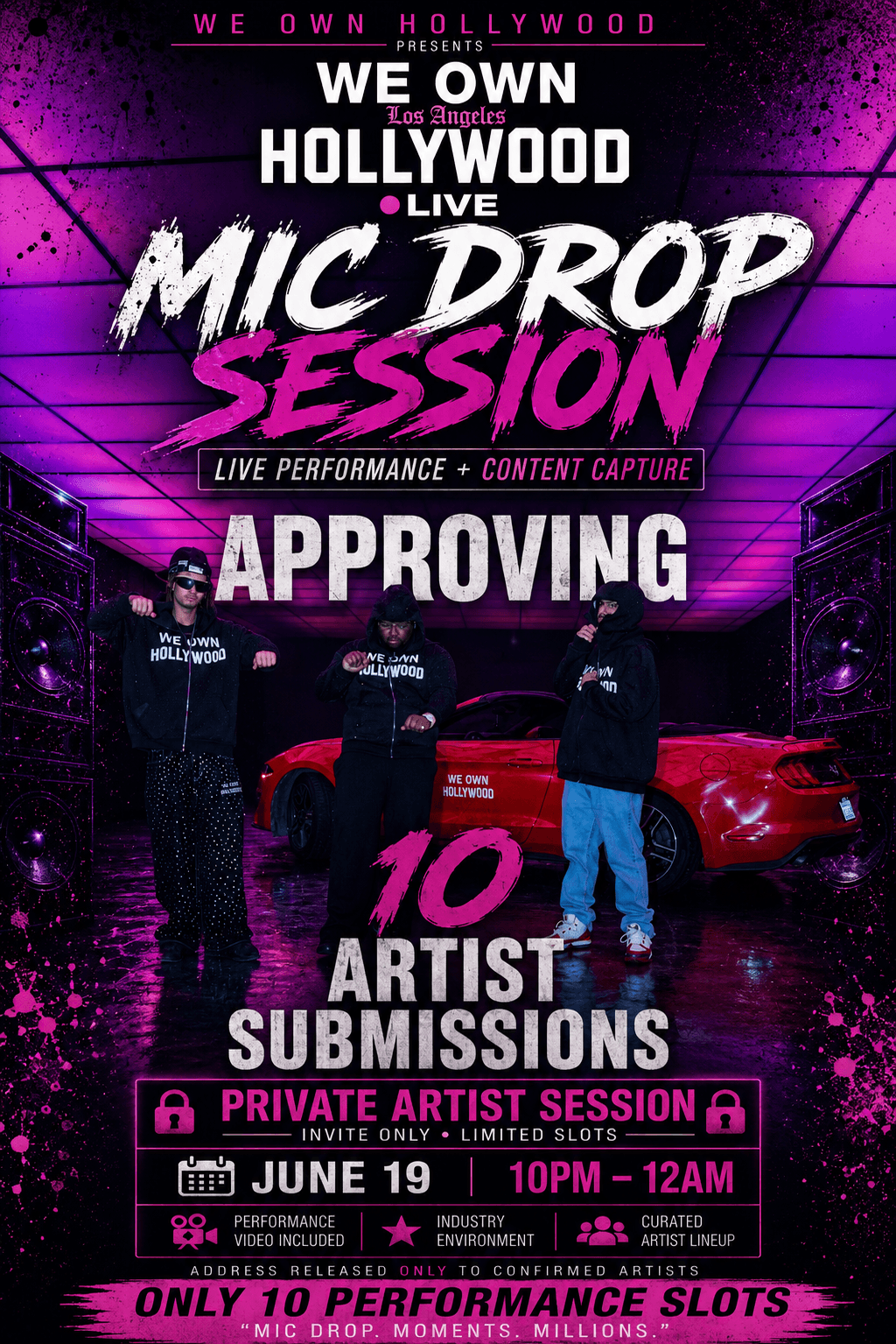 LIVE MIC DROP SESSION event image
