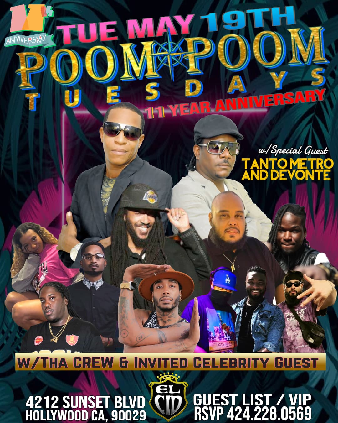 PoOm pOoM Tuesdays 11th YEAR ANNiVERSARY event image