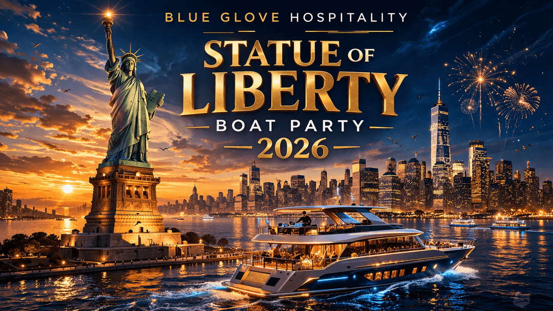Blue Glove Presents: #1 STATUE OF LIBERTY BOAT 2026 (Hookah Available!) event image