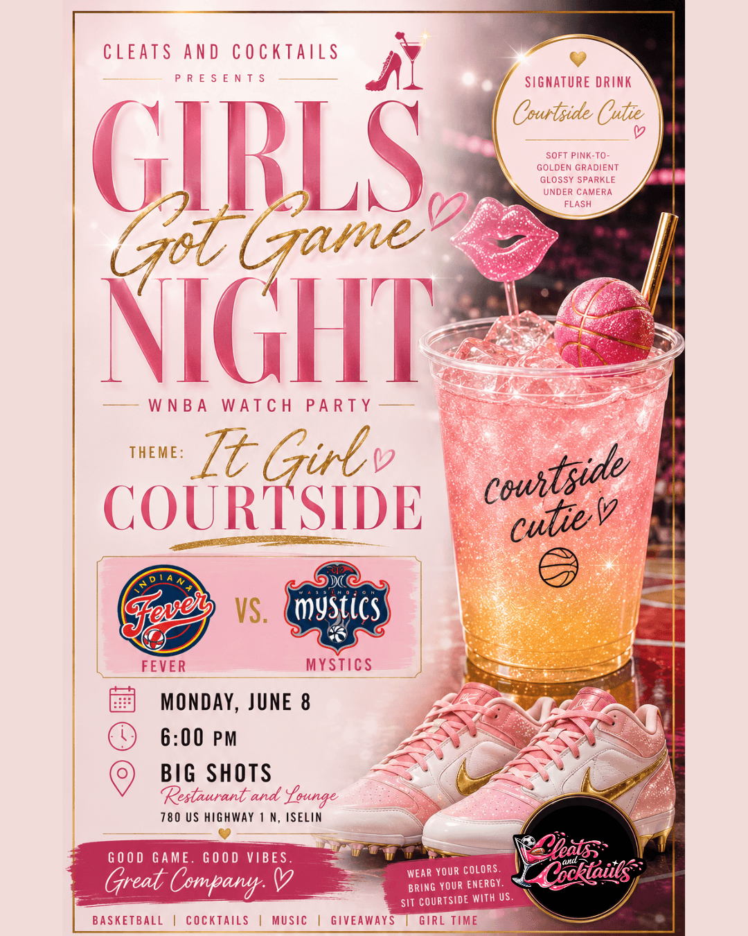 Girls Got Game Night • It Girl Courtside event image