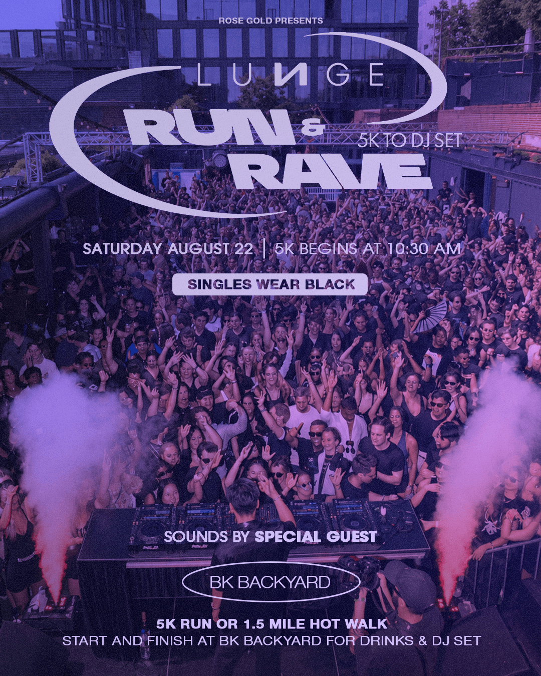 Run & Rave by Lunge - 8.22 event image
