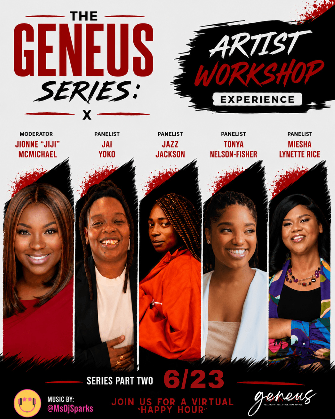 The GENEUS Series: Virtual Panel + Artist Workshop Experience event image
