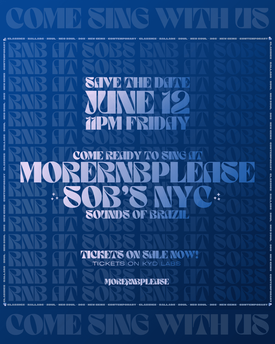 MORERNBPLEASE AT SOB's NYC  event image