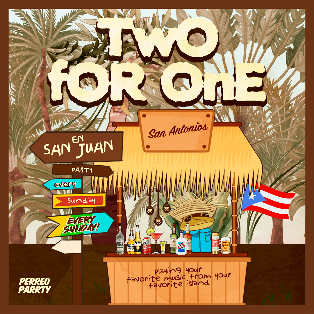 2-for-1 in San Juan - Latin Sunday Party @ Reggaeton Bar San Antonios event image