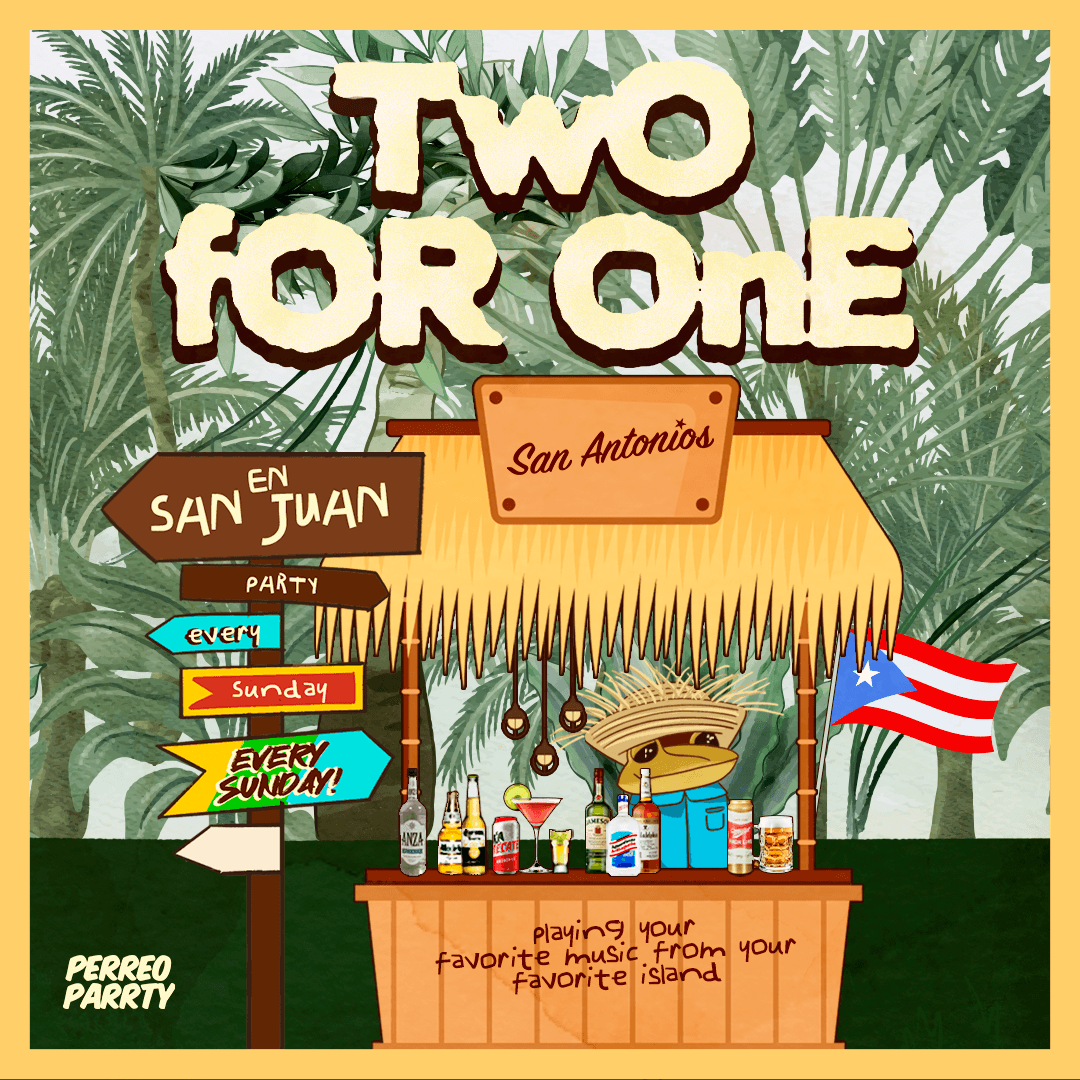 2-for-1 in San Juan - Latin Sunday Party @ Reggaeton Bar San Antonios event image