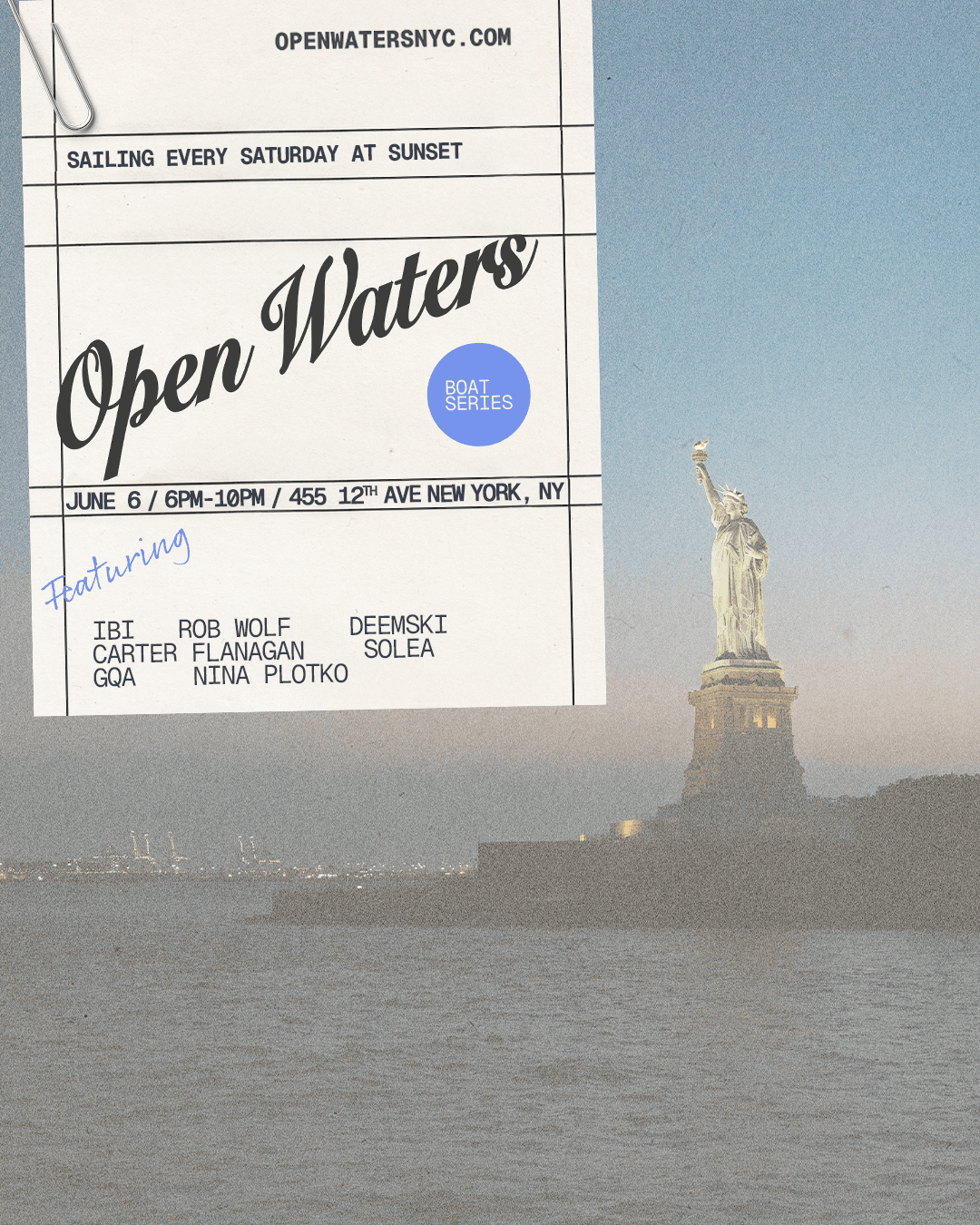 Open Waters Sunset Boat Series - 06.06 event image