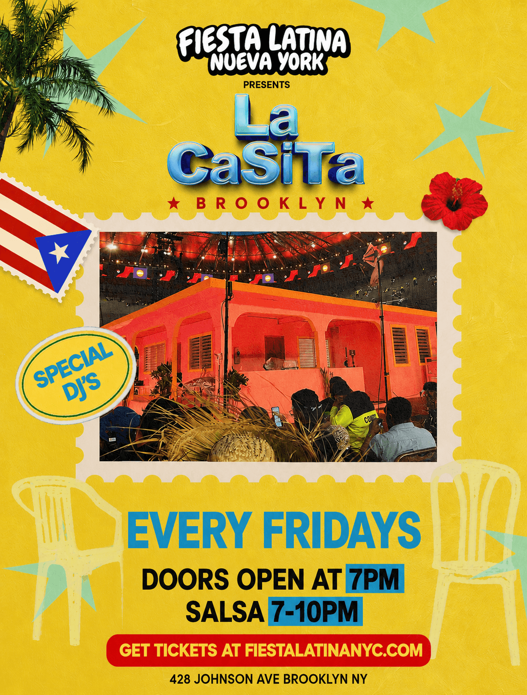 SALSA SUNSET FRIDAYS AT LA CASITA BROOKLYN event image
